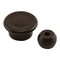 Prime-Line 7/8 in. Chocolate Brown Plastic Swivel Floor Protector Sliders 8 Pack MP75757 - alternate 1
